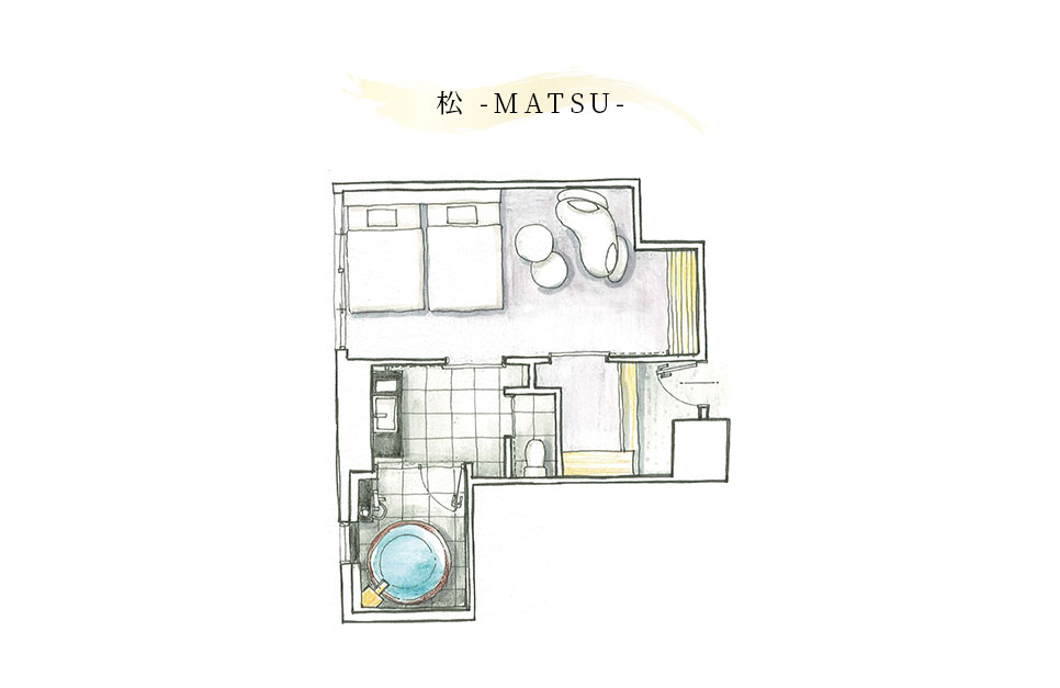 画像：間取り図